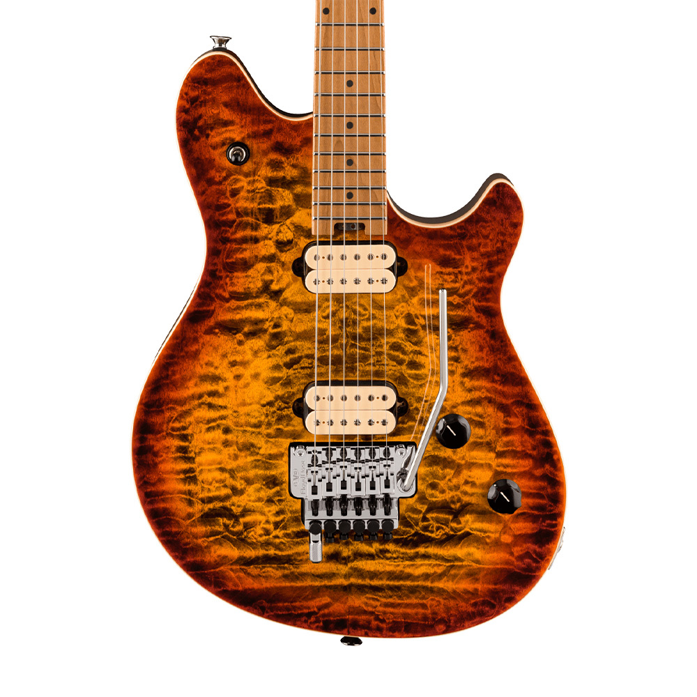 EVH「Wolfgang Special」 EVH Wolfgang Special QM Baked Akçaağaç Klavye Tiger Eye Glow